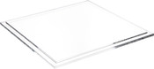 Plymor Clear Acrylic Base for Square Clear Acrylic Display Case, 10" x 10"