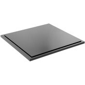 Plymor Black Acrylic Base for Square Clear Acrylic Display Case, 10" x 10"