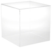 Plymor Clear Acrylic Display Case with No Base, 12" x 12" x 12"