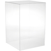 Plymor Clear Acrylic Display Case with No Base, 12" W x 12" D x 18" H