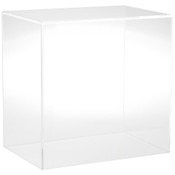 Plymor Clear Acrylic Display Case with No Base, 12" W x 8" D x 12" H