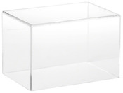 Plymor Clear Acrylic Display Case with No Base, 6" W x 4" D x 4" H