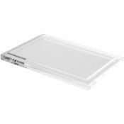Plymor Clear Acrylic Base for Rectangular Clear Acrylic Display Case, 6" x 4"