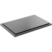 Plymor Black Acrylic Base for Rectangular Clear Acrylic Display Case, 9" x 6"