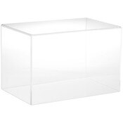 Plymor Clear Acrylic Display Case with No Base, 12" W x 8" D x 8" H
