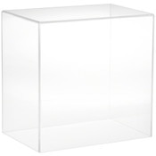 Plymor Clear Acrylic Display Case with No Base, 9" W x 6" D x 9" H