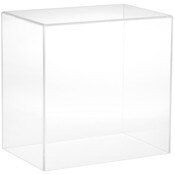 Plymor Clear Acrylic Display Case with No Base, 9" W x 6" D x 9" H