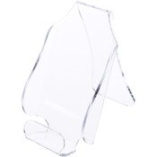 Plymor Clear Acrylic Cell Phone Display Stand / Easel, 2.75" W x 5" D x 5.25" H