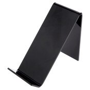 Plymor Black Acrylic Cell Phone Display Stand / Easel, 2.5" W x 5" D x 4.5" H