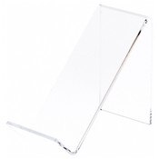 Plymor Clear Acrylic Cell Phone Display Stand / Easel, 2.5" W x 5" D x 4.5" H