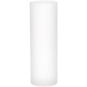 Plymor Frosted Acrylic Solid Cylinder Round Display Riser, 4.5" H x 1.5" W