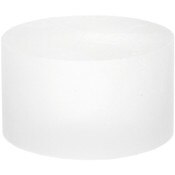 Plymor Frosted Acrylic Solid Cylinder Round Display Riser, 1.5" H x 2.5" W