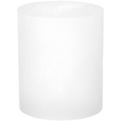 Plymor Frosted Acrylic Solid Cylinder Round Display Riser, 3" H x 2.5" W