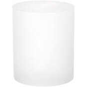 Plymor Frosted Acrylic Solid Cylinder Round Display Riser, 3" H x 2.5" W