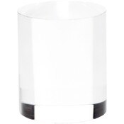 Plymor Clear Acrylic Solid Cylinder Round Display Riser, 3" H x 2.5" W