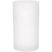 Plymor Frosted Acrylic Solid Cylinder Round Display Riser, 4.5" H x 2.5" W