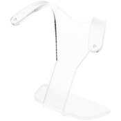 Plymor Frosted Acrylic Divided Pair Hanging Earring Display Stand, 3" W x 1.5" D x 3" H