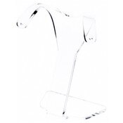 Plymor Clear Acrylic Divided Pair Hanging Earring Display Stand, 3.125" W x 1.75" D x 4" H