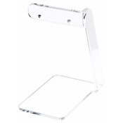 Plymor Clear Acrylic Signpost-style Pair Hanging Earring Display Stand, 2.375" W x 3" D x 4" H
