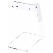 Plymor Clear Acrylic Signpost-style Pair Hanging Earring Display Stand, 2.375" W x 3" D x 4" H