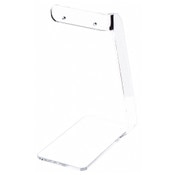 Plymor Clear Acrylic Signpost-style Pair Hanging Earring Display Stand, 2.375" W x 3.5" D x 5" H