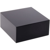 Plymor Black Polished Acrylic Square Display Block, 1" H x 2" W x 2" D