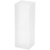 Plymor Frosted Acrylic Rectangular Display Block, 2" H x 2" W x 6" D