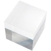 Plymor Clear Polished Acrylic Square Display Block, 3" H x 3" W x 3" D
