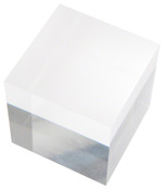 Plymor Clear Polished Acrylic Square Display Block, 3" H x 3" W x 3" D