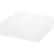 Plymor Frosted Acrylic Square Display Block, 1.5" H x 5" W x 5" D