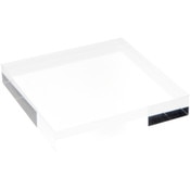 Plymor Clear Polished Acrylic Square Display Block, 1" H x 6" W x 6" D