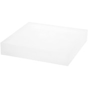 Plymor Frosted Acrylic Square Display Block, 1.5" H x 8" W x 8" D