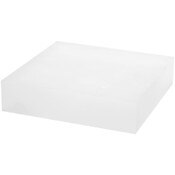 Plymor Frosted Acrylic Square Display Block, 2" H x 8" W x 8" D