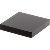 Plymor Black Square Acrylic Display Base, 2" W x 2" D x 0.375" H