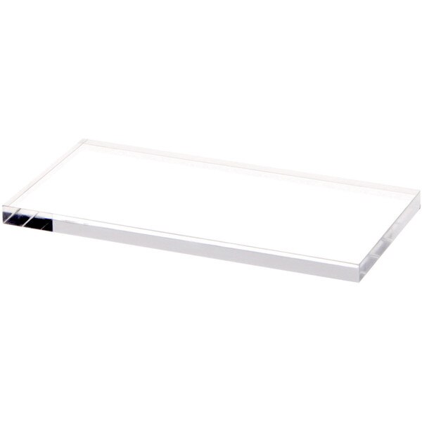 Acrylic Base Rectangular Plymor Clear Rectangular Acrylic Display Base, 6