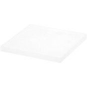 Plymor Frosted Square Acrylic Display Base, 4" W x 4" D x 0.375" H