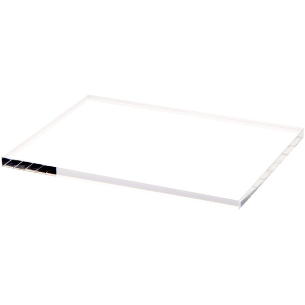 Acrylic Base Rectangular Plymor Clear Rectangular Acrylic Display Base, 8