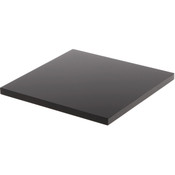 Plymor Black Square Acrylic Display Base, 6" W x 6" D x 0.375" H