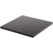 Plymor Black Square Acrylic Display Base, 7" W x 7" D x 0.375" H