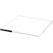 Plymor Clear Square Acrylic Display Base, 8" W x 8" D x 0.375" H
