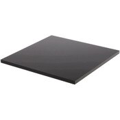 Plymor Black Square Acrylic Display Base, 9" W x 9" D x 0.375" H