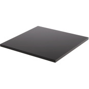 Plymor Black Square Acrylic Display Base, 9" W x 9" D x 0.375" H