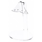 Plymor Clear Acrylic 2 Pair Hanging Earring Display Stand, 2.5" W x 2" D x 3.125" H