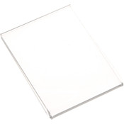 Plymor Clear Acrylic Folder-Style Sign Display Holder / Protector, 2" W x 2.75" H