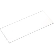 Plymor Clear Acrylic Folder-Style Sign Display Holder / Protector, 6.5" W x 2.25" H