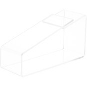 Plymor Clear Acrylic Shoe Display Riser, 3" W x 9" D x 4.5" H