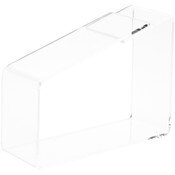 Plymor Clear Acrylic Shoe Display Riser, 3" W x 9" D x 6.5" H