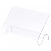 Plymor Clear Acrylic 2-Shoe Display Rest, 7" W x 3.25" D x 4.25" H