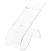 Plymor Clear Acrylic Shoe Rest, 2" W x 4.5" D x 4.75" H (Fits Most Women's & Children's Shoes)