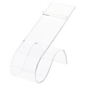 Plymor Clear Acrylic Shoe Rest, 2" W x 4.5" D x 4.75" H (Fits Most Women's & Children's Shoes)